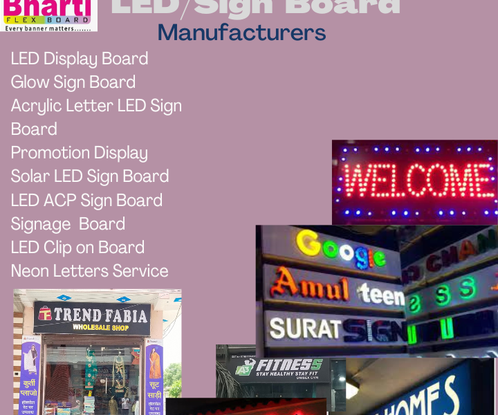 Bharti Flex Board: LED Sign Board Manufacturer