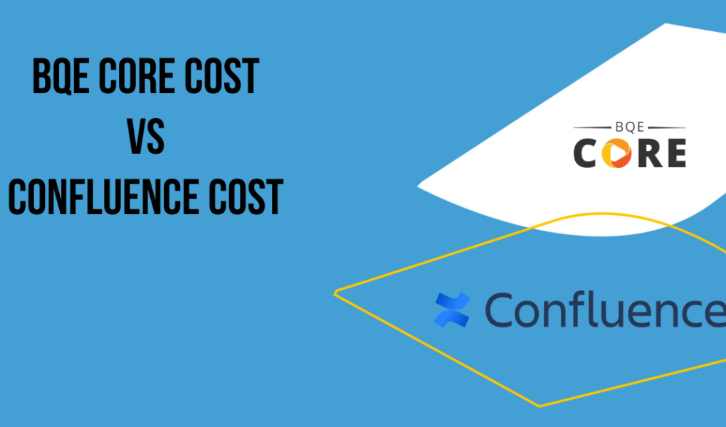 BQE Core Cost vs Confluence Cost - Best Project Management Software 2023